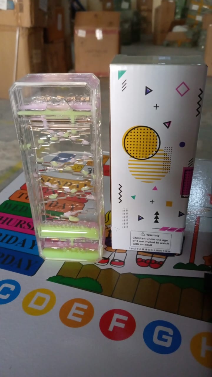 Liquid Floating Timer Motion Visual Clock Timer (1 Pc / Multi Color) Your Brand