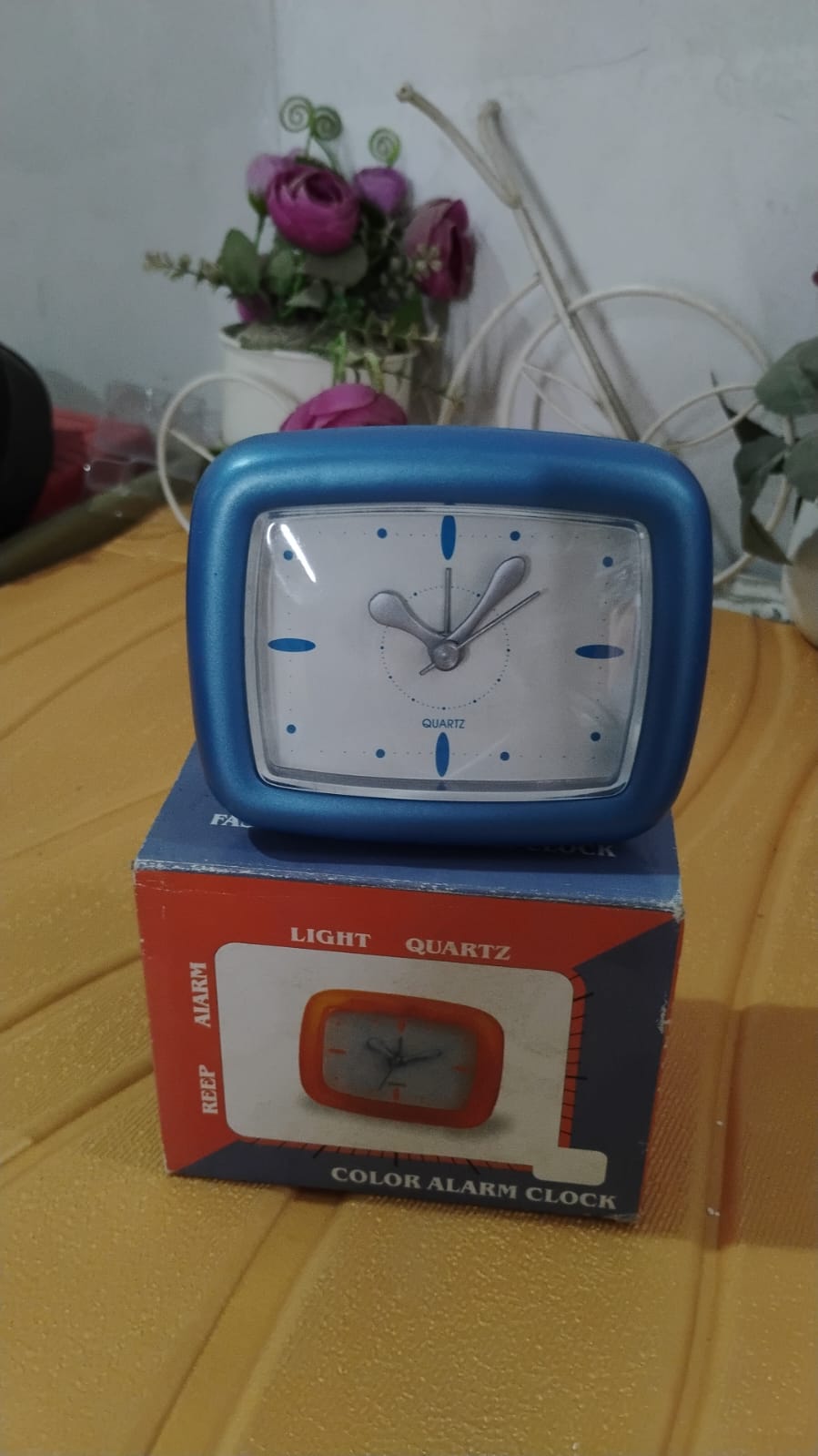 Alarm Clock for Home, Office Desk, Study Table Clock (1 Pc) Your Brand