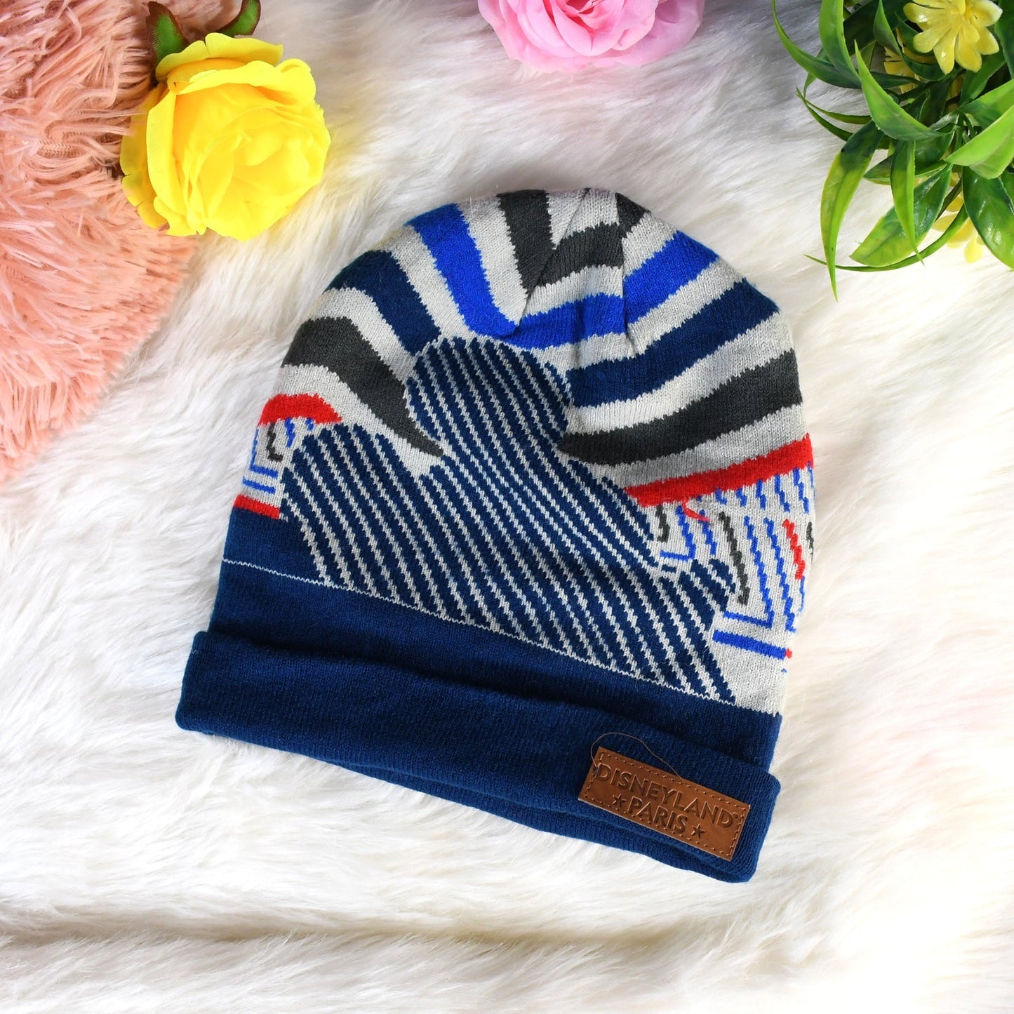 Cap for Winter Woolen Knitted Black Inside Fur Caps (1 Pc / Mix Design & Color) Your Brand