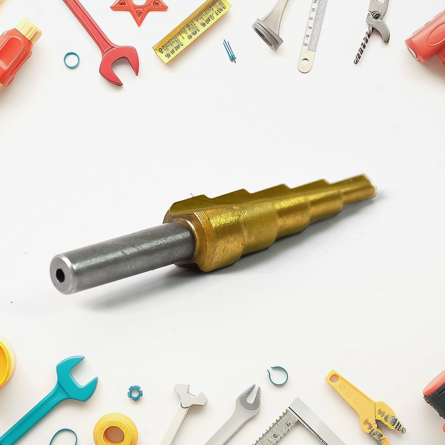 Step Drill Bit for Metal, High-Speed Steel Step Drill Bit (1 pc / 4-12 MM) Your Brand