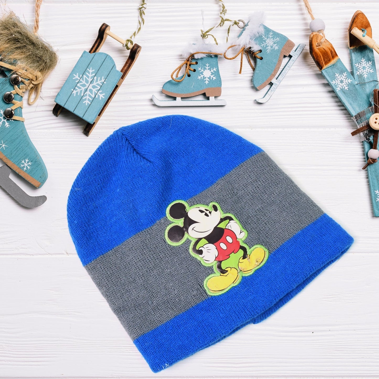 Cap for Winter Woolen Knitted Black Inside Fur Caps (1 Pc / Mix Design & Color) Your Brand