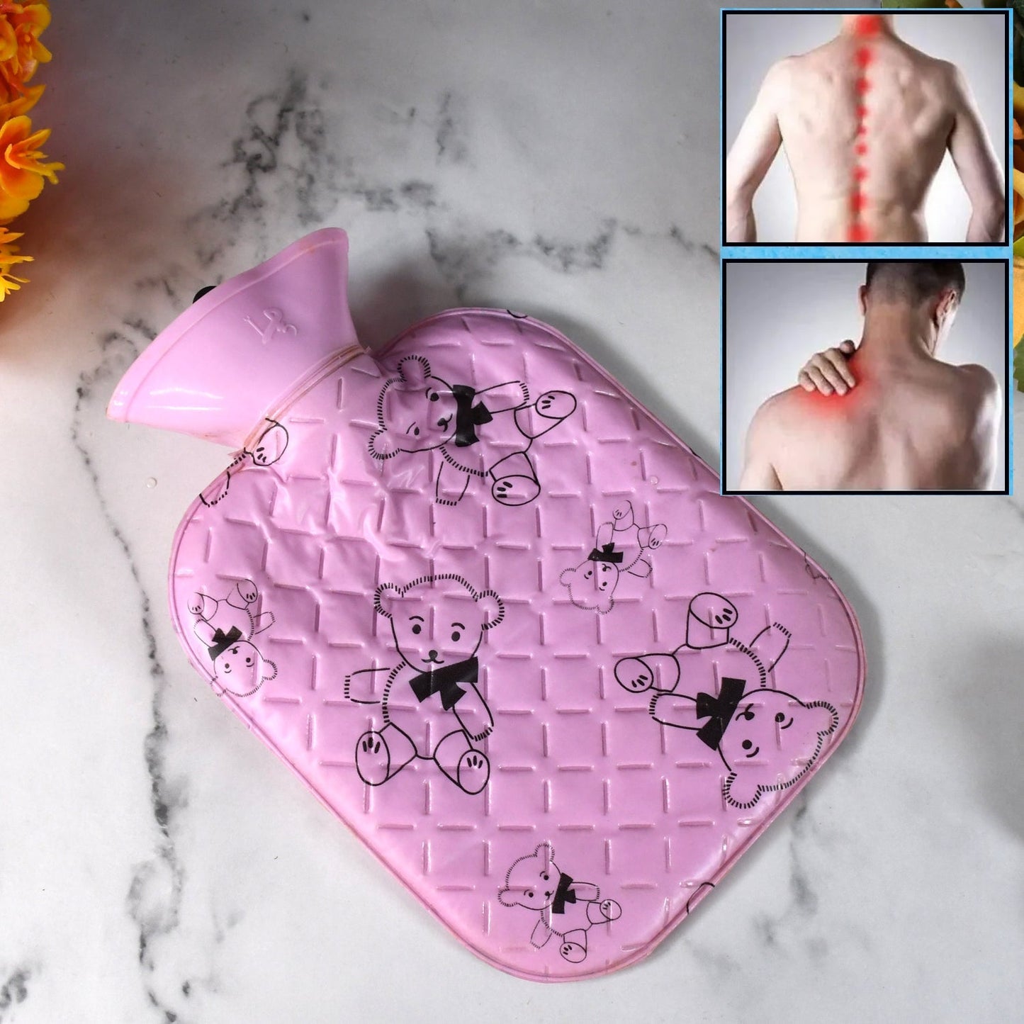 Small Hot Water Bag for Pain Relief (1 Pc / Mix Color) Your Brand