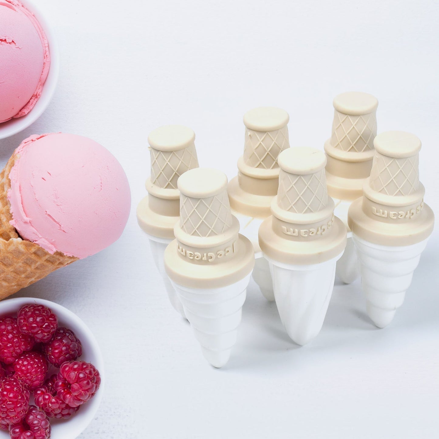 6 Pc ice candy maker Ice Cream Mold used for making ice-creams in all kinds of places including restaurants and ice-cream parlours etc. Your Brand