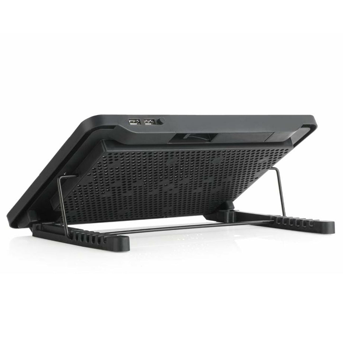 Laptop Cooler Cooling Pad with 2 Quiet Led Fans, Dual USB Ports, Portable Ultra Slim USB Powered 7 Heights Adjustable Laptop Stand for Gaming Laptop Your Brand