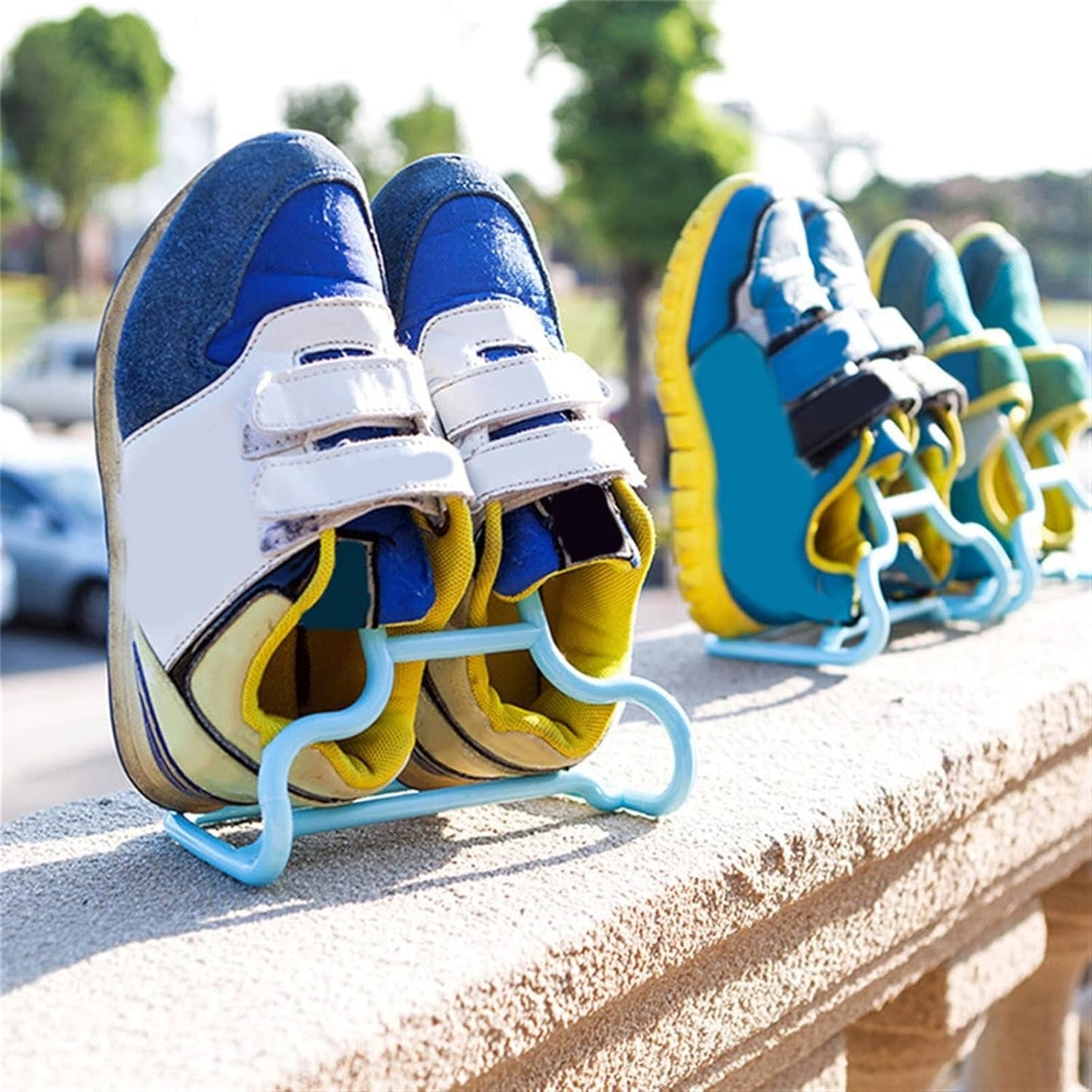 Multi-Function Shelf Drying Rack Shoe Rack Stand Hanger (1 Pc) Your Brand