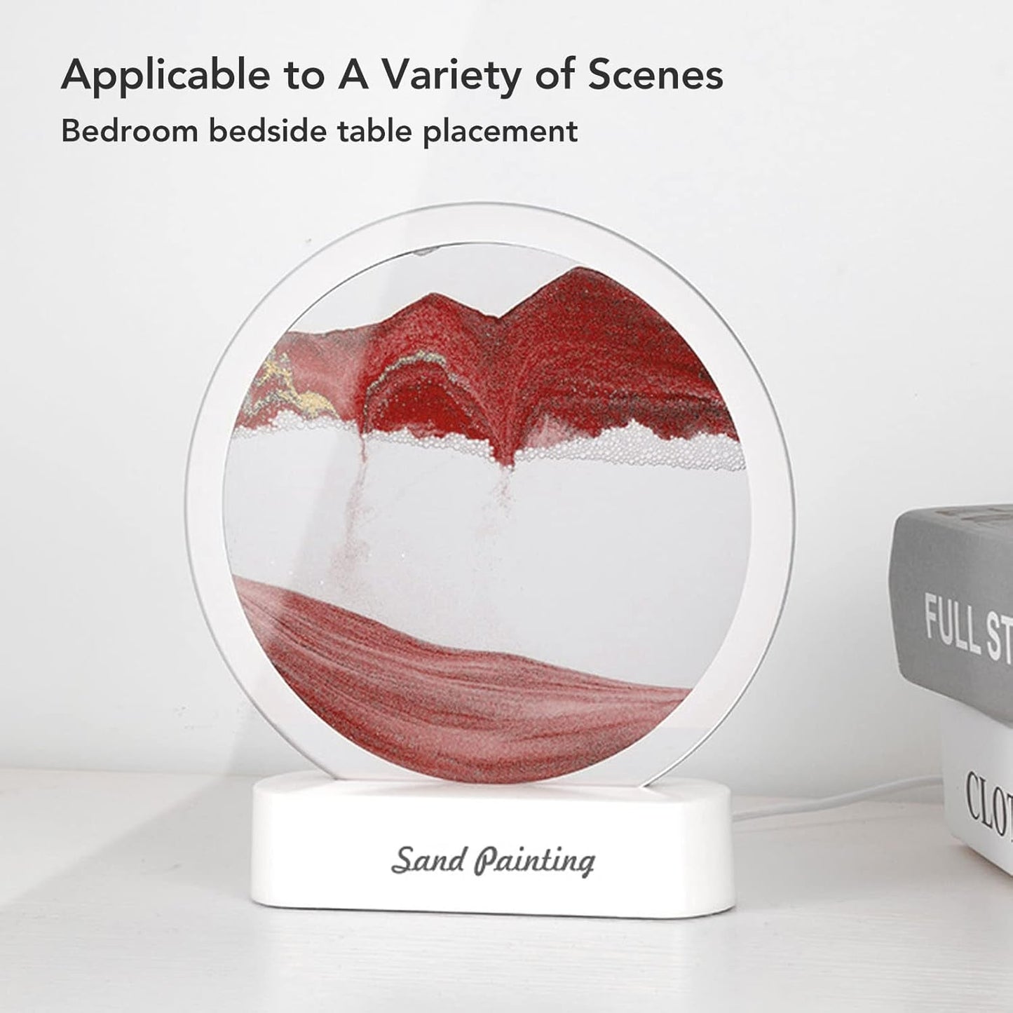 3D Liquid motion Display With LED Light (1 Pc) Your Brand