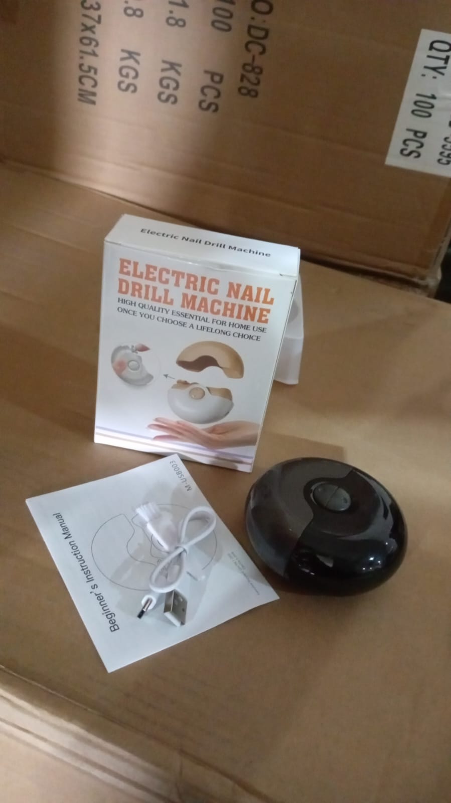 2-in-1 Electric Nail Clippers Nail File with Light (1 Pc) Your Brand