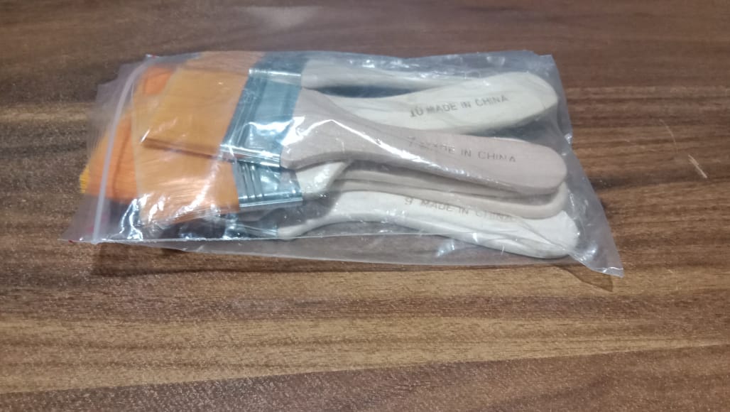 Painting Brush Nylon Pine Brush Tool Board Brush Dusting Cleaning Wall Paint Brush (6 Pc Set) Your Brand