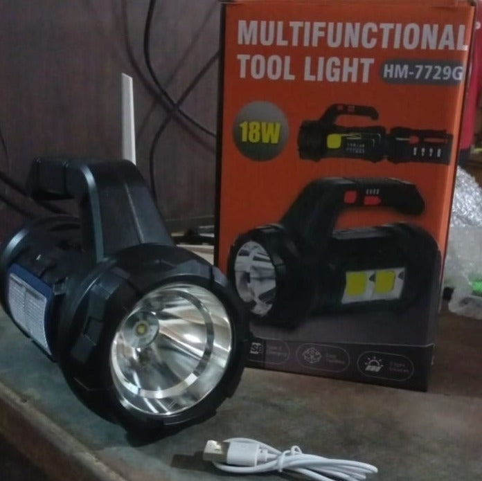 Multi Functional SOS Light With Tool Box, Torchlight (18 W) Your Brand