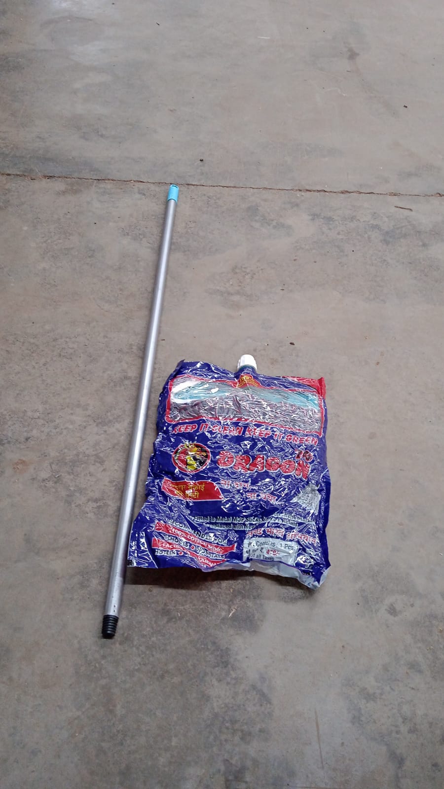 Premium Cotton Yarn Floor Cleaning Mop with Long Handle (1 Pc)