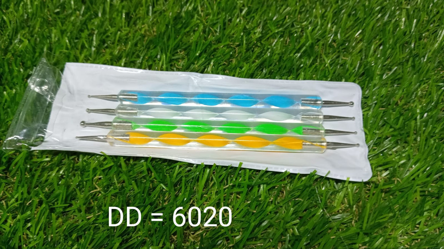 Nail Art Point Pen and Set Used by Women's for Their Fashion Purposes (Pack of 5Pcs) Your Brand