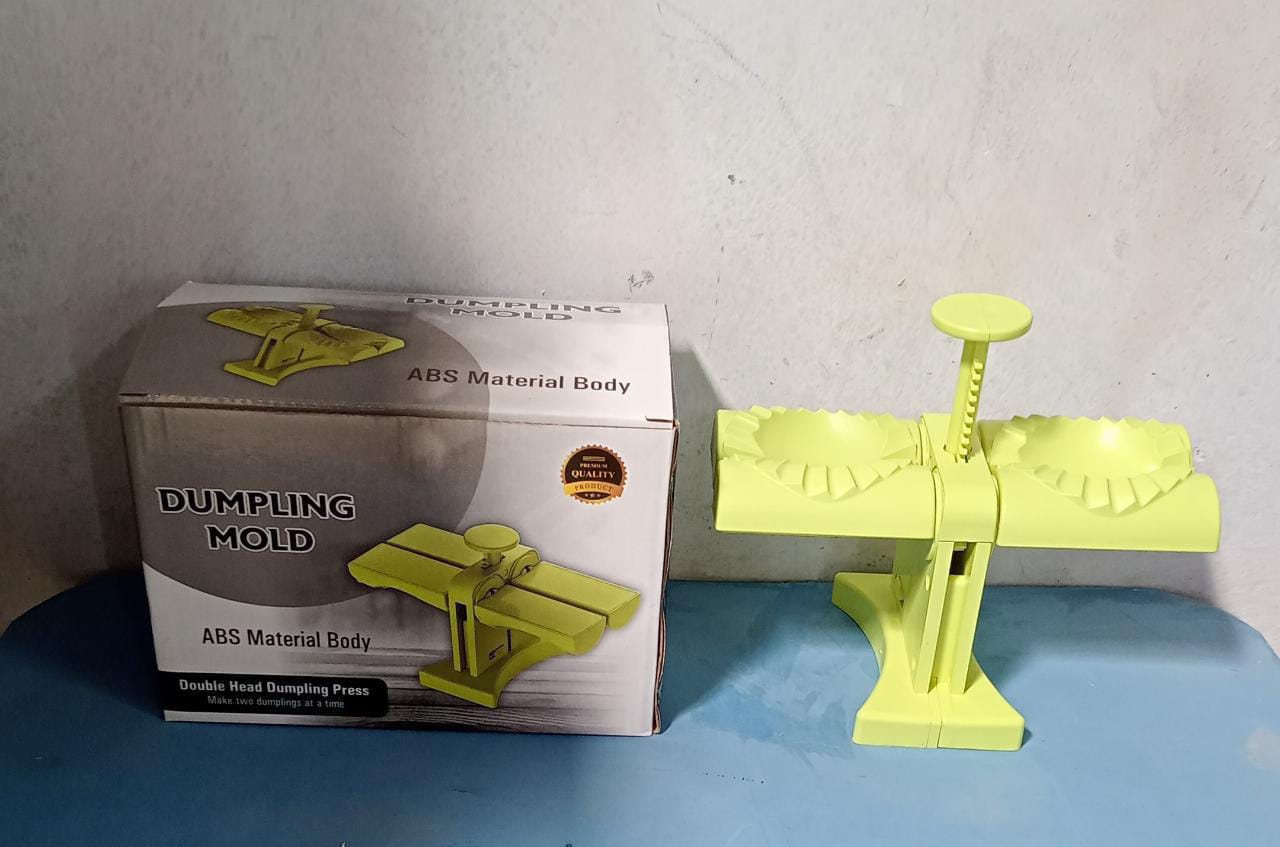 Dumpling Maker Mold,Double Head Dumpling Mold Wrap Two At A One Time,Household Dumpling Maker Mould, Easy-Tool for Making Dumplings ,Dumpling Press Mold Kitchen Accessories Your Brand