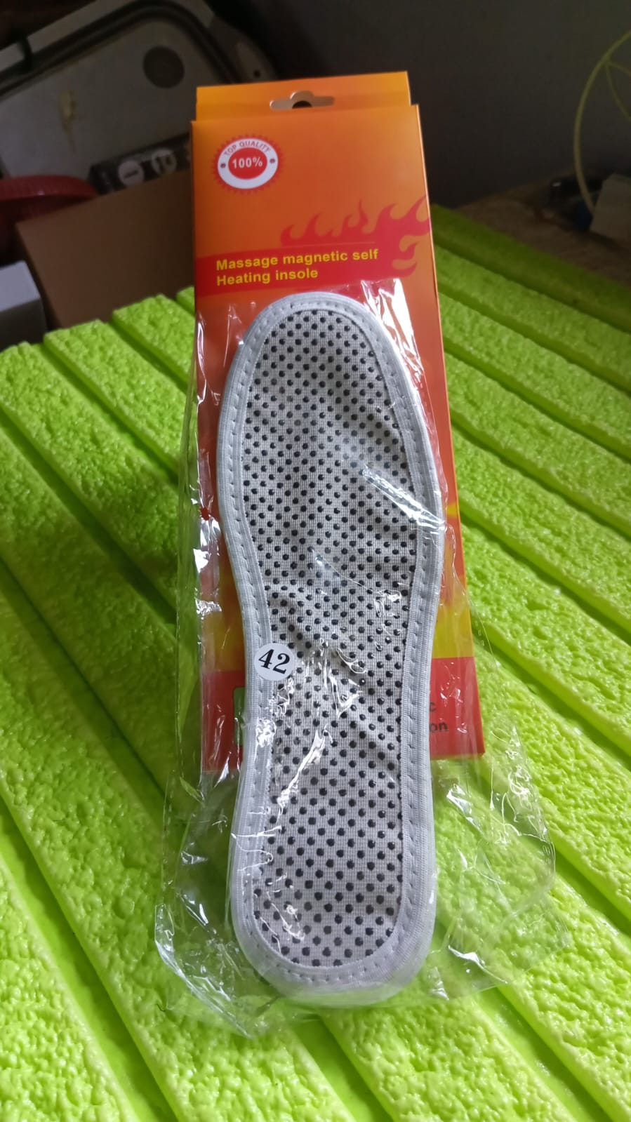 Massage Magnetic Self Heating Insole Shoe, Heating Insole for Women Men - Unisex Warm Insole - Thermal Insoles - Tourmaline Self Heating Shoe Inserts - Warm Shoe Pad (1 Pair) Your Brand