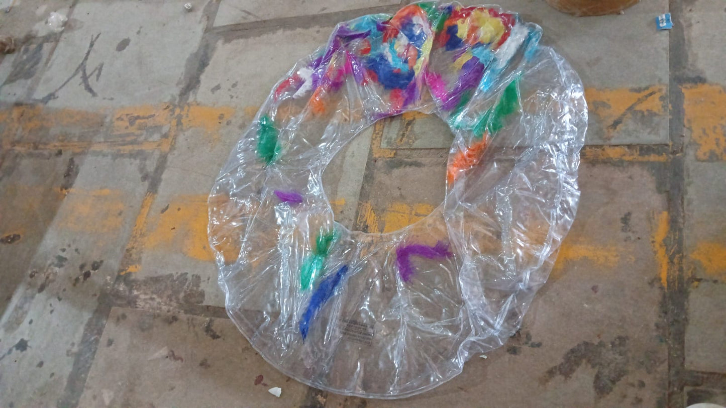 Swim Ring, For children, Conveniently Portable, Feathers, Swimming Ring, For Water Play, For Beaches, Swimming, Summer Vacation (1 Pc) Your Brand