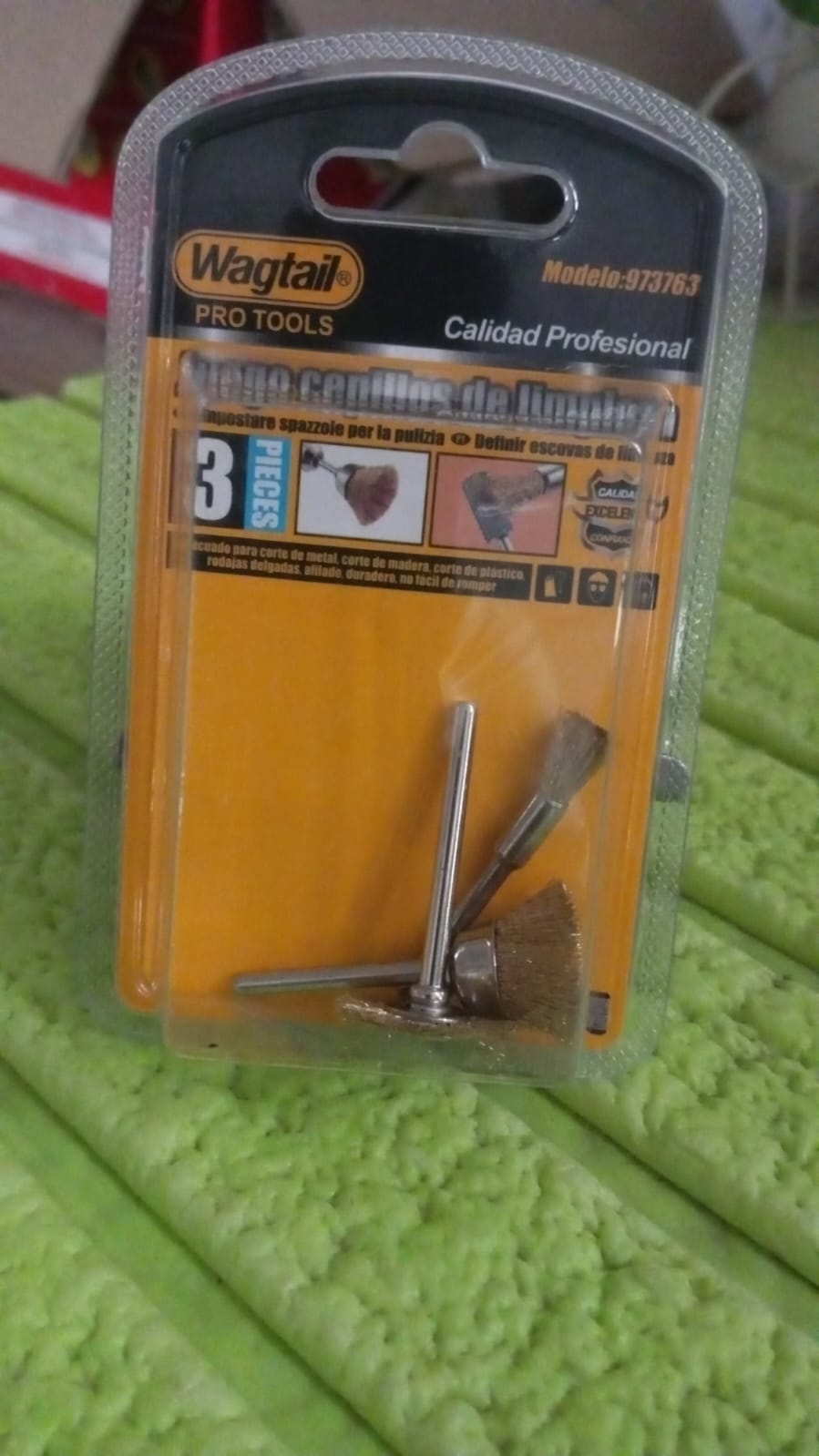 Brass Wire Wheels, 3 Pcs Brass Wire Wheels, Rust Removal Tool Your Brand