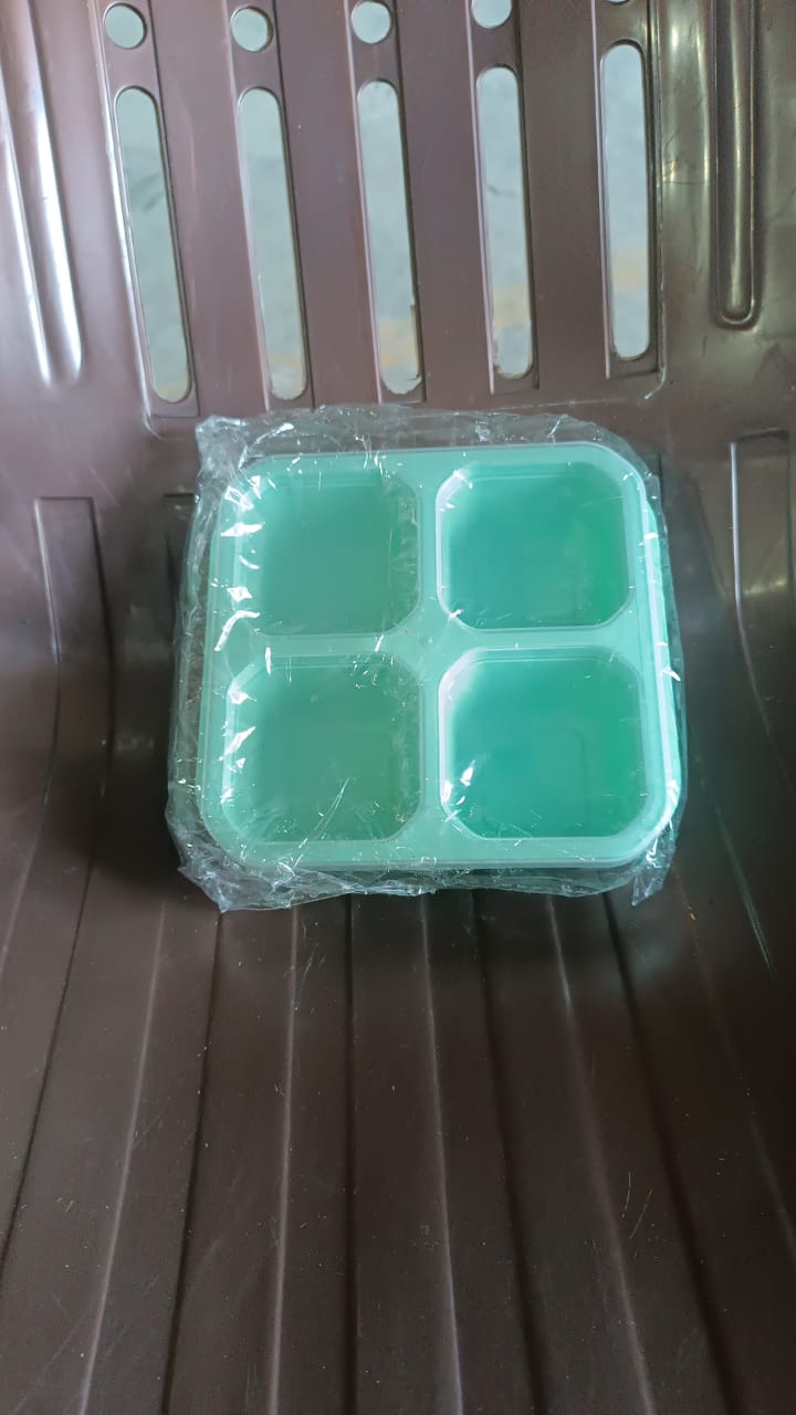 4 Compartment Food Storage Containers (1 Pc) Your Brand