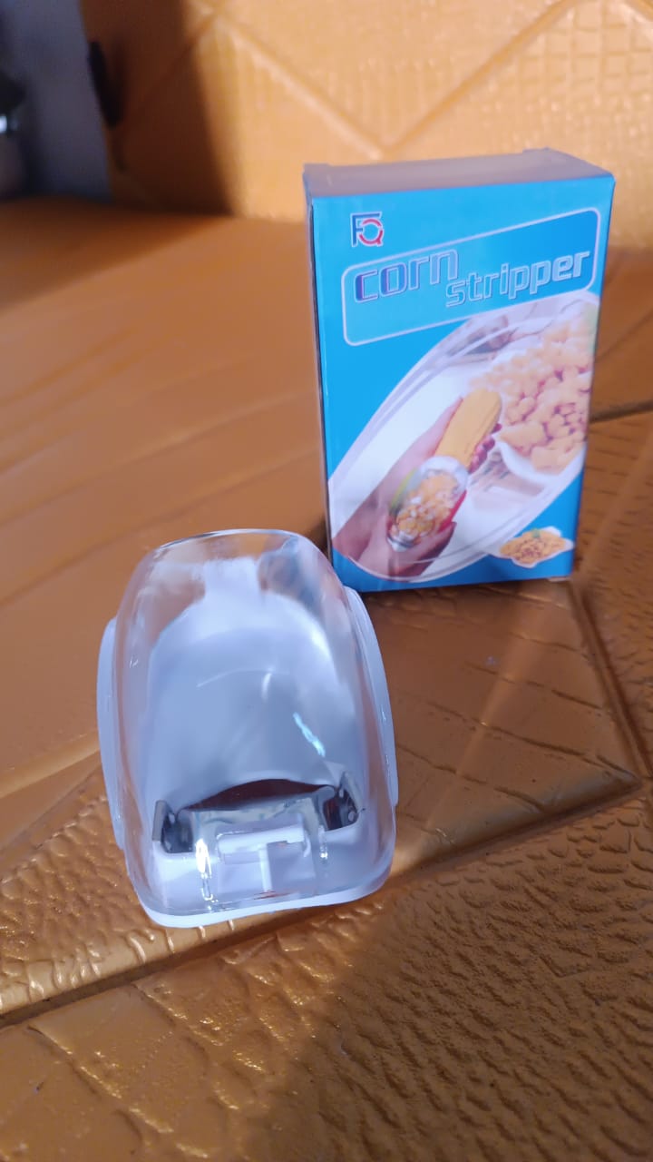 Magic Plastic with Steel Blades Corn Remover Kernel Stripper (1 Pc) Your Brand