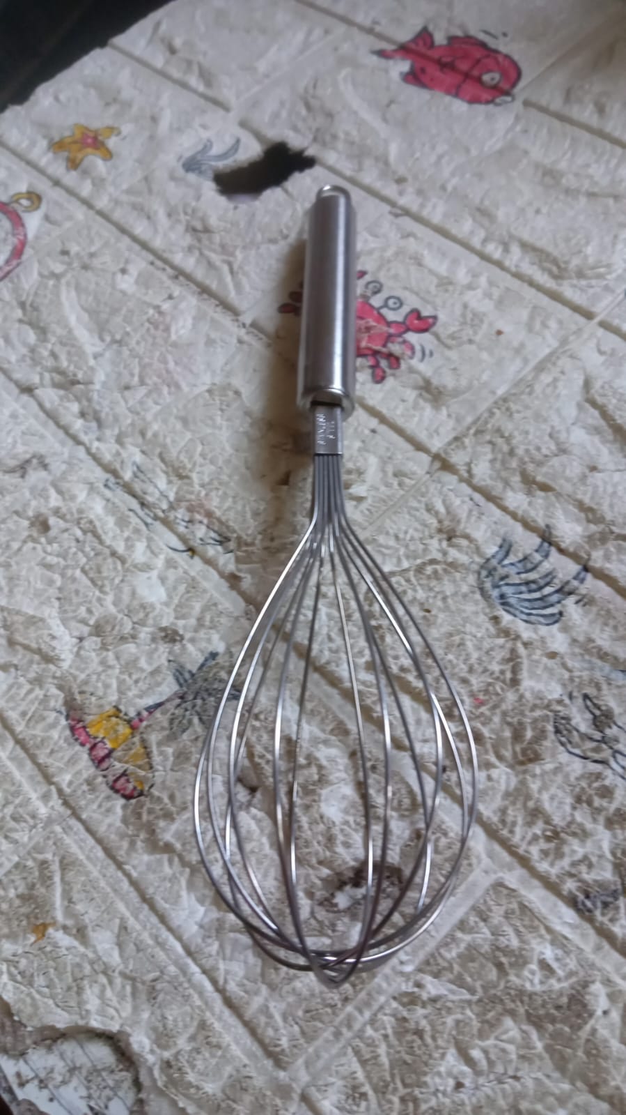 Kitchen Whisk, Stainless Steel Kitchen Tool Non-Scratch Best Stainless Steel Whisk for Perfect Metal Hand Whisk for Cooking Soup Whisking Spatula Tool Is a Great Kitchen Accessory or Gift (1 Pc / 29cm) Your Brand