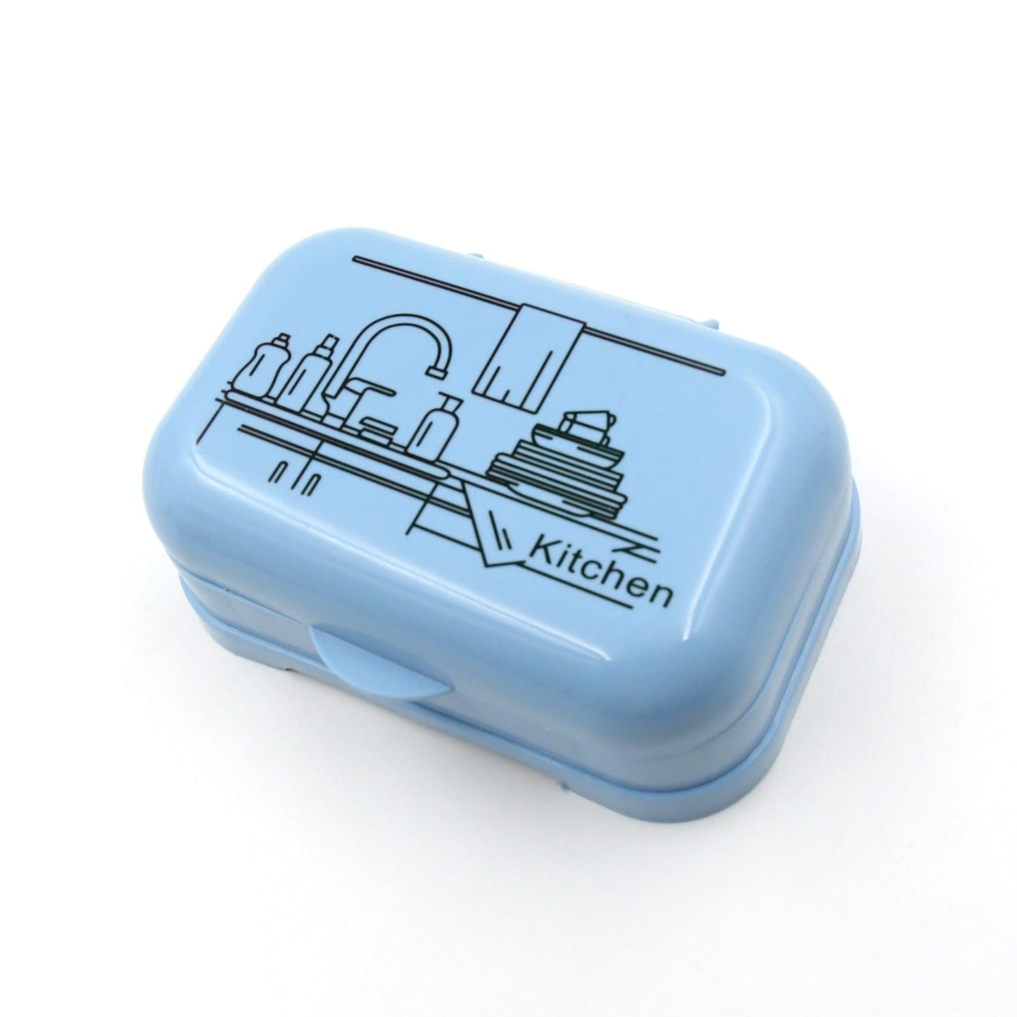 Soap Dish with Drain Soap Holder, Soap Saver Easy Cleaning, Soap Tray for Shower Bathroom Kitchen (1 Pc) Your Brand