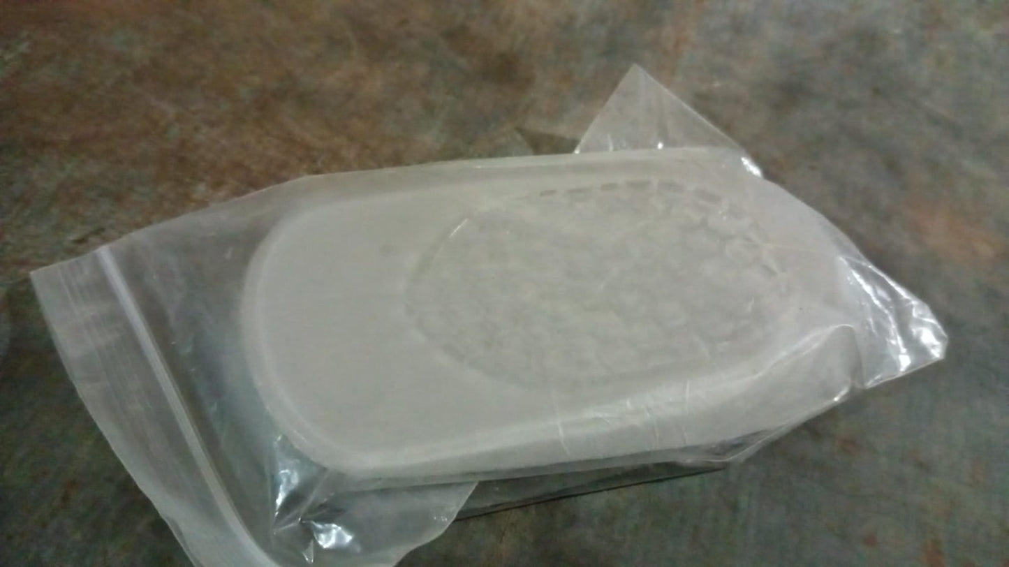 1 Pairs Silicone Heel Pads, Shoes Insole (12×7×2 Cm) Your Brand