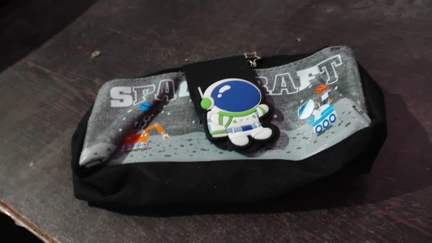 Pencil Pouch With Zipper, Students Pencil Case Large Capacity, Makeup Pouch, Stationery Bag (1 Pc / 2 Compartment) Your Brand