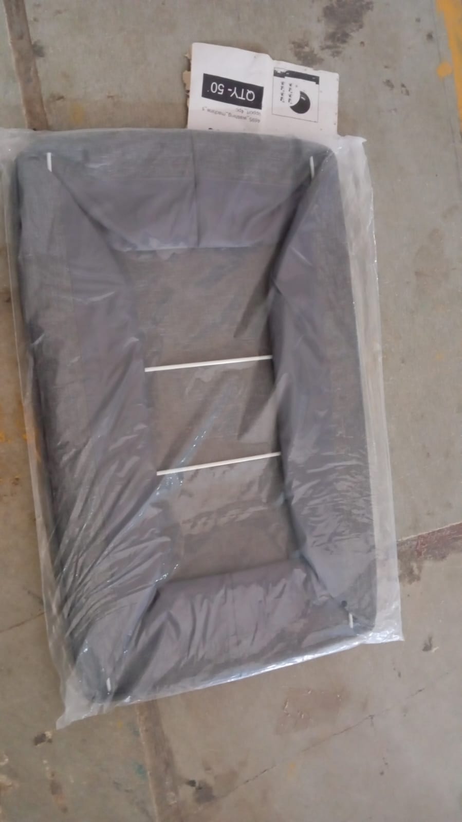 FOLDABLE CLOTH STORAGE BOX WITH HANDLES (47×28 CM) Your Brand