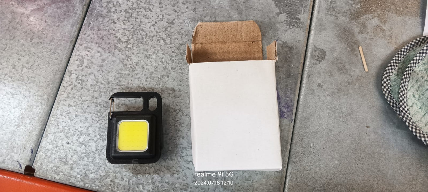 LED Battery Operated Keychain Flashlight with Folding Bracket Bottle Opener (1 Pc) Your Brand