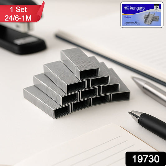 Kangaro 24/6-1M High-Quality Staples – Durable Steel Pins