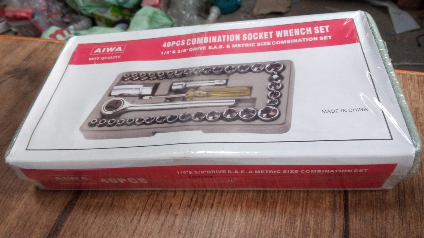 Socket Combination Toolkit (40 pcs) Your Brand