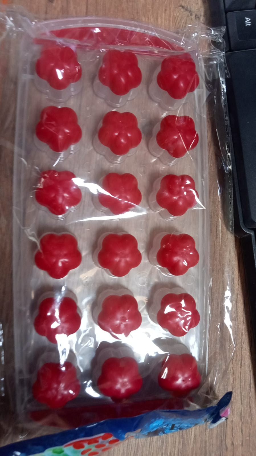 Ice Mould Flower Shape 18 Cavity Mould ice Tray Sphere ice Flower Mould Small ice Flower Tray Mini ice Cube Tray Your Brand