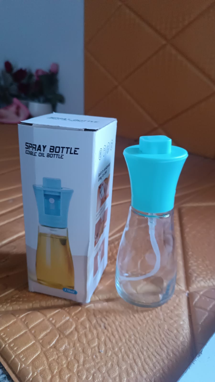 Oil Dispenser Bottle, 170 ml Mist Oil Spray Bottle for Cooking with Plastic