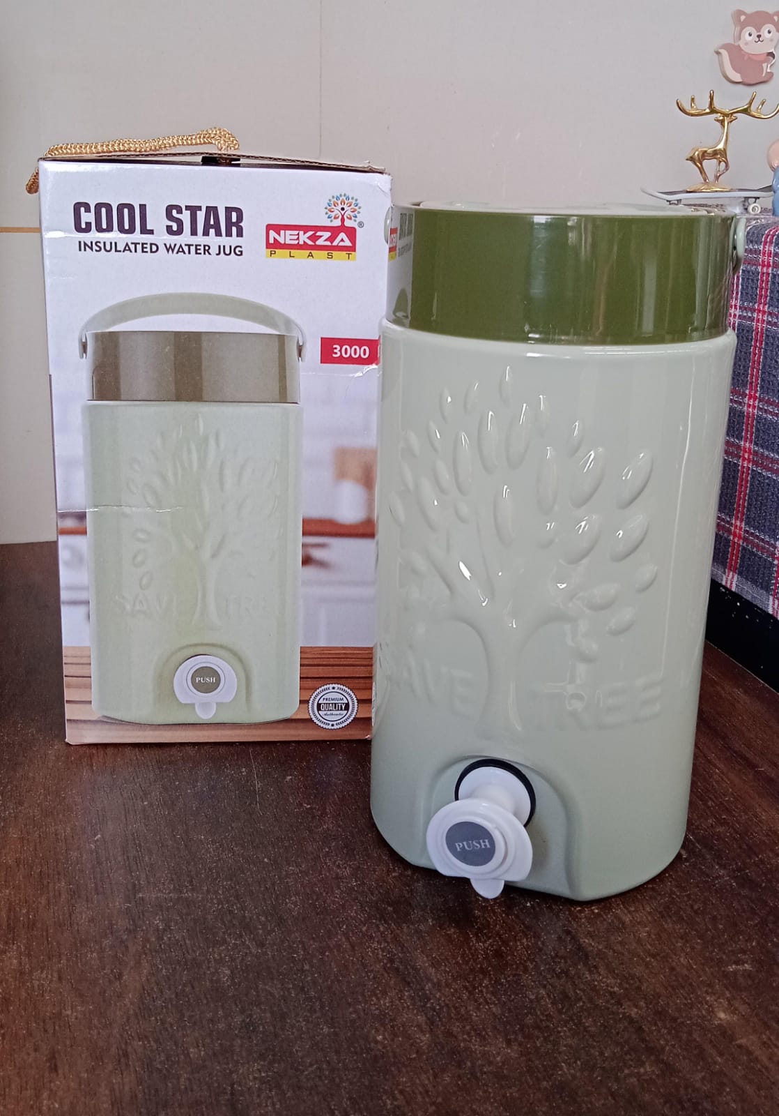 Insulated Water Jug with Tap (3000ml): Leakproof, Travel Cooler Your Brand