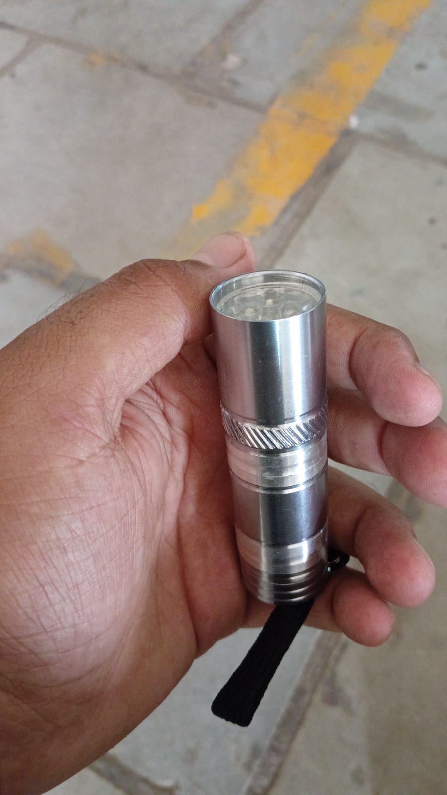 Portable Mini Torch / Flashlight LED Powerful High Lumens Pen Light Easy To Carry, Portable Pocket Compact Torch for Emergency 3 Battery operated (Battery not included / 1 pc) Your Brand