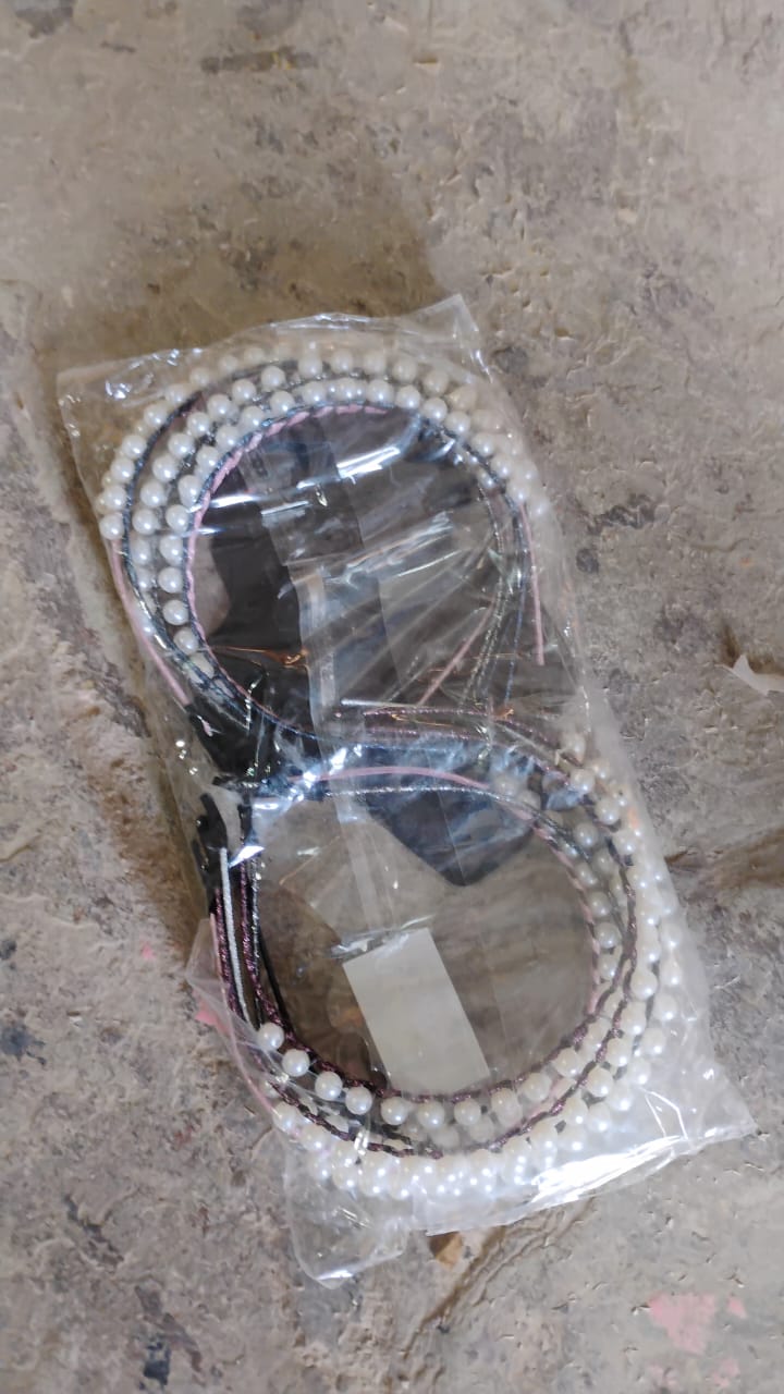 Hairband Pearls Fancy Party Hairband (1 Pc / Mix Design) Your Brand