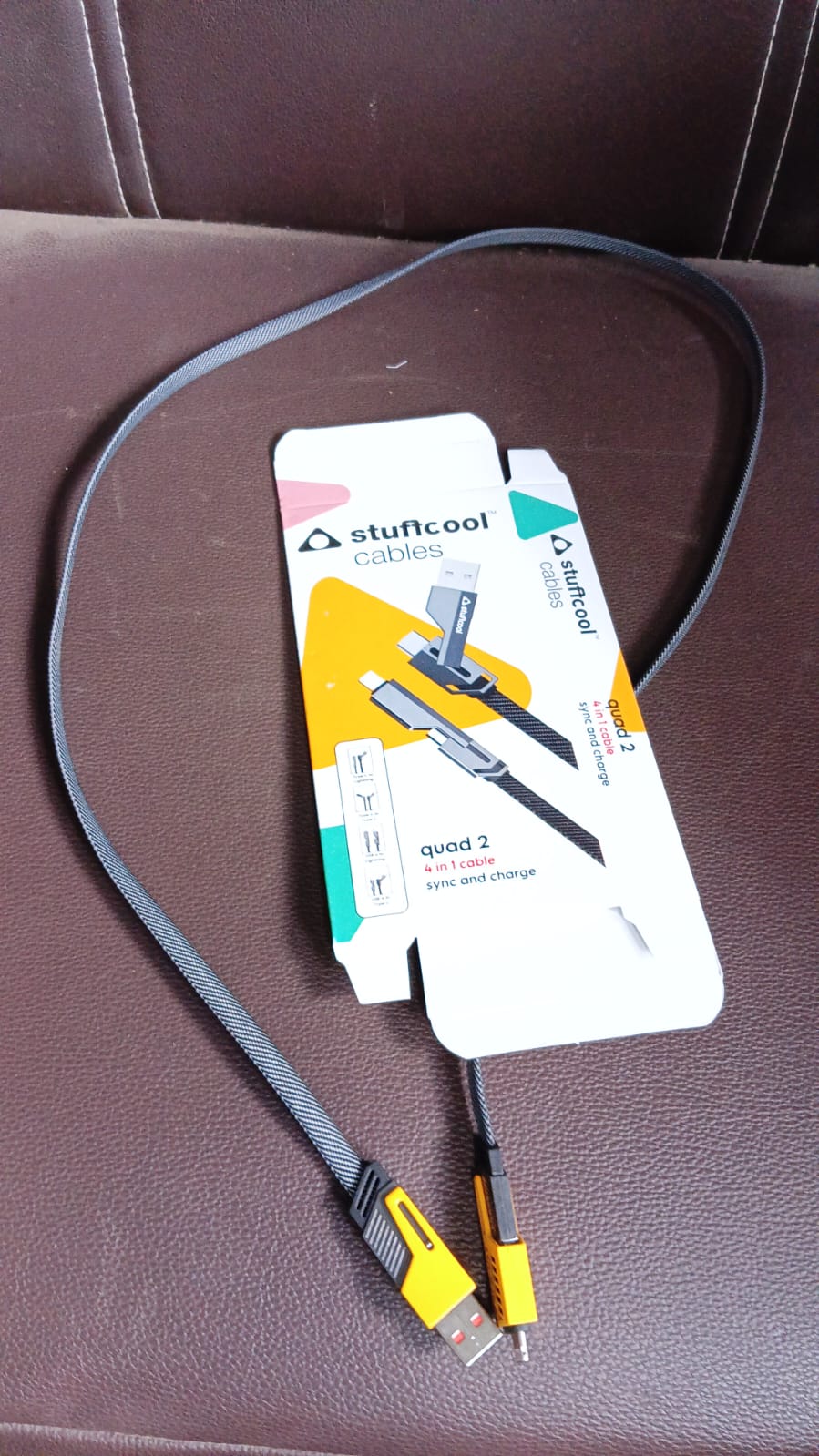 4 in 1 Charging Cable 65W Cable (1 Pc) Your Brand