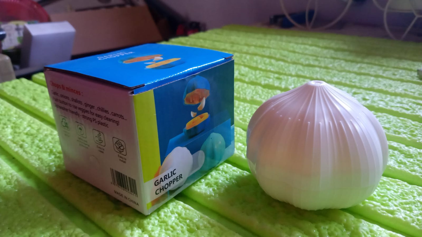 Garlic Press Sharpener Device Household Portable Manual Chili Ginger Garlic Masher Crusher Garlic Press, Garlic Crusher, Garlic Chopper, Garlic Grinder Your Brand