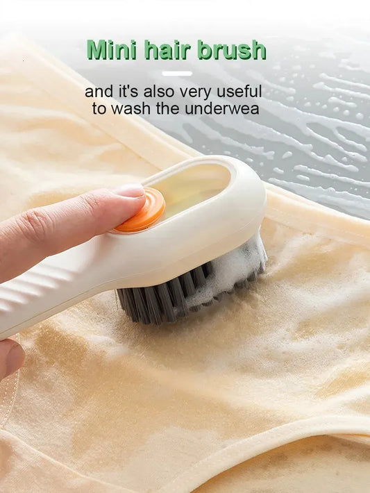 BubbleBrushâ„¢ Multipurpose Soap Dispensing Cleaning Brush