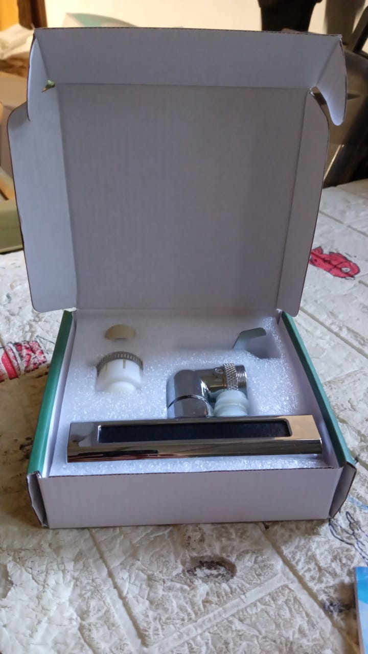 Multifunction Shower Waterfall Kitchen Faucet, 360° Rotation Waterfall Kitchen Faucet, Touch Kitchen Faucet, Faucet Extender for Kitchen Sink, Swivel Waterfall Kitchen Faucet for Washing Vegetable Fruit (4 In 1 ) Your Brand