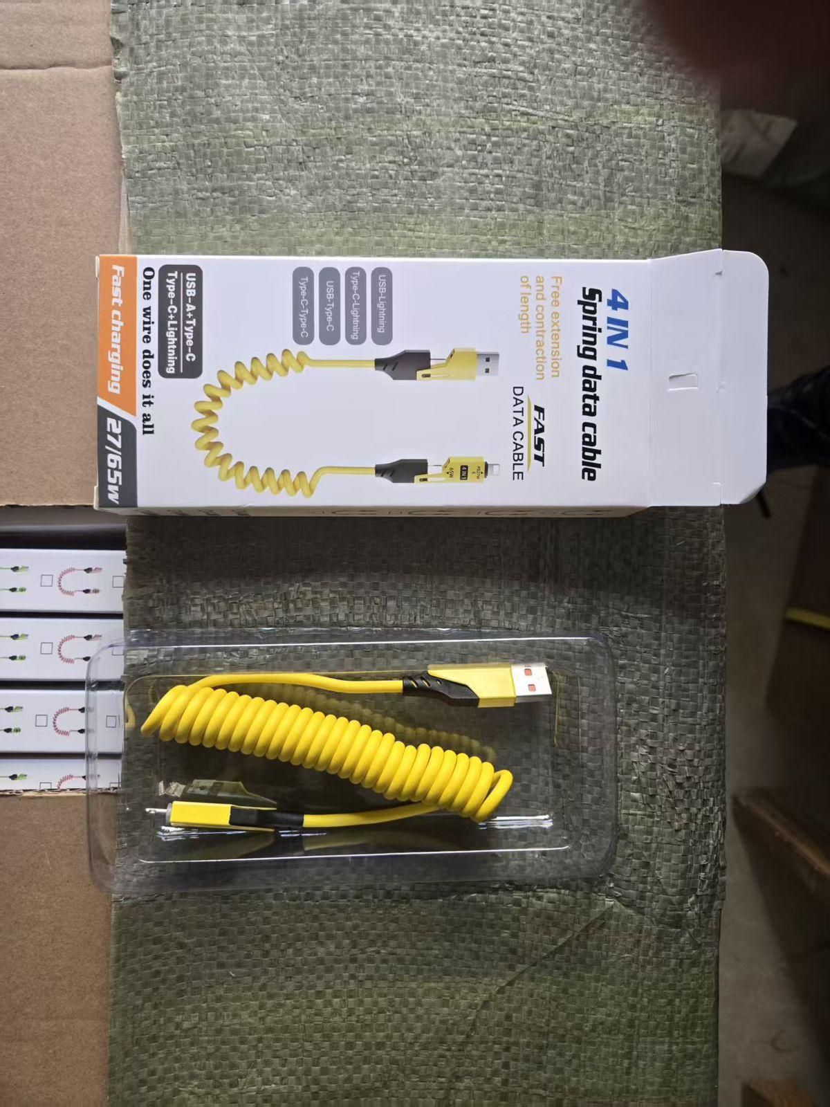 4 in 1 Spring Data Cable shopbyte-in