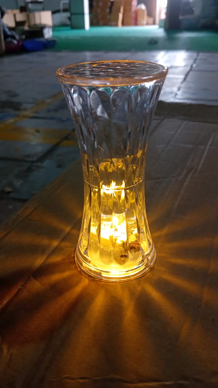 Crystal Lamp, Universal Night Light, Soft Lighting (1 Pc) Your Brand