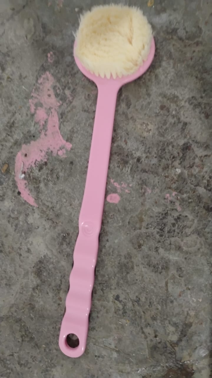 Back Scrubber for Shower Dry Body Brush Back Brush Long Handle (1 Pc / B Grade) Your Brand