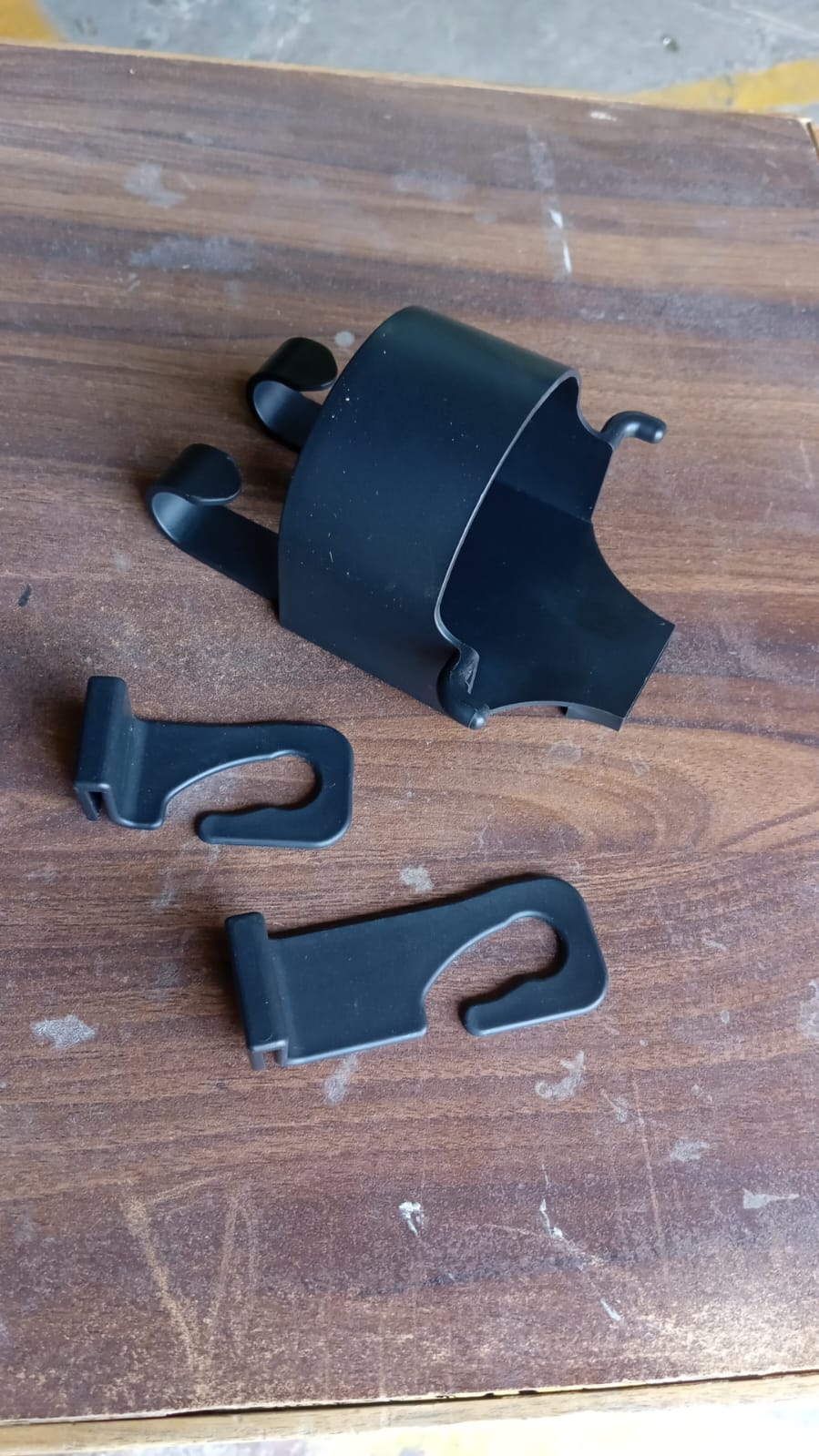 Car Headrest Backseat Organizer, 3 in 1 Automotive Cell Phone Drink cupholder Adapter with Headrest Hooks for Kids and Adults, Multifunctional Storage for Car Travel Accessories Your Brand