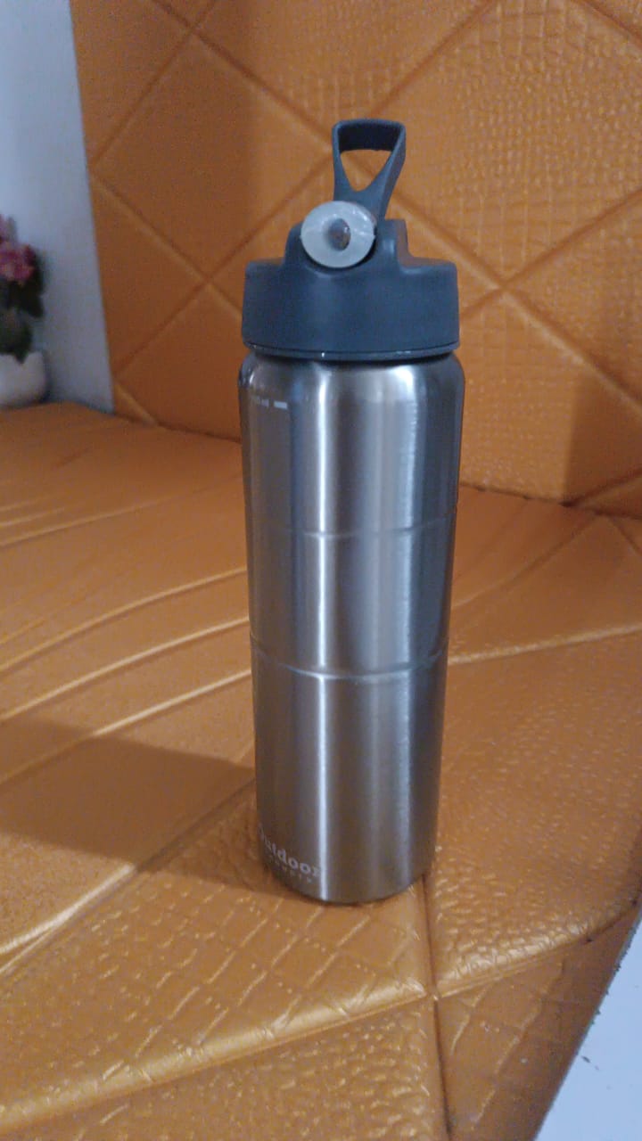 Steel Water Bottle | Fridge Water Bottle with straw (750ML) Your Brand