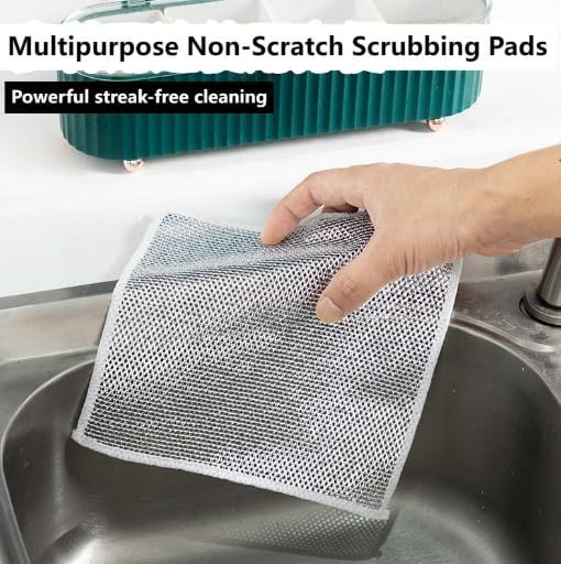 Non Scratch Dish Wash Cloths Pack of 10 at 199 only (Buy 5 Get 5 Free) shopbyte