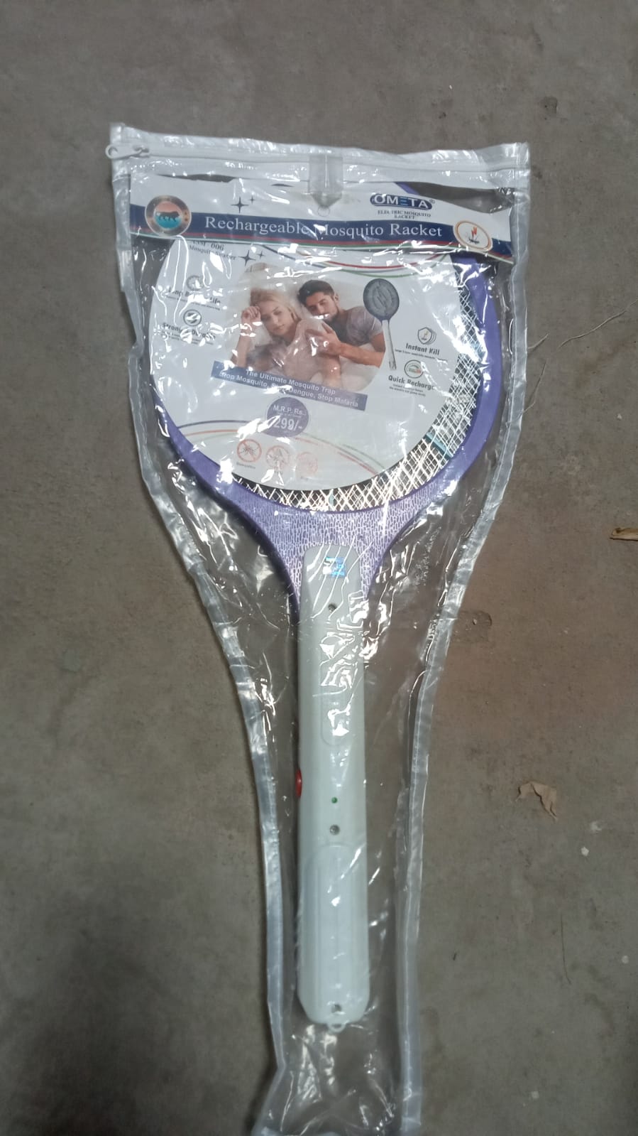 Mosquito Killer Racket Rechargeable Handheld Electric Fly Swatter Mosquito Killer Racket Bat, Electric Insect Killer (Quality Assured) Your Brand