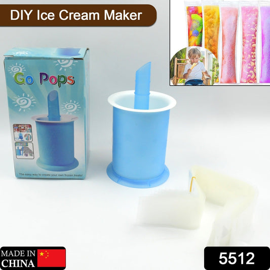 DIY Manual Popsicle Maker – Reusable Ice Cream Mold (Approx 20 Pcs Packing Bag)