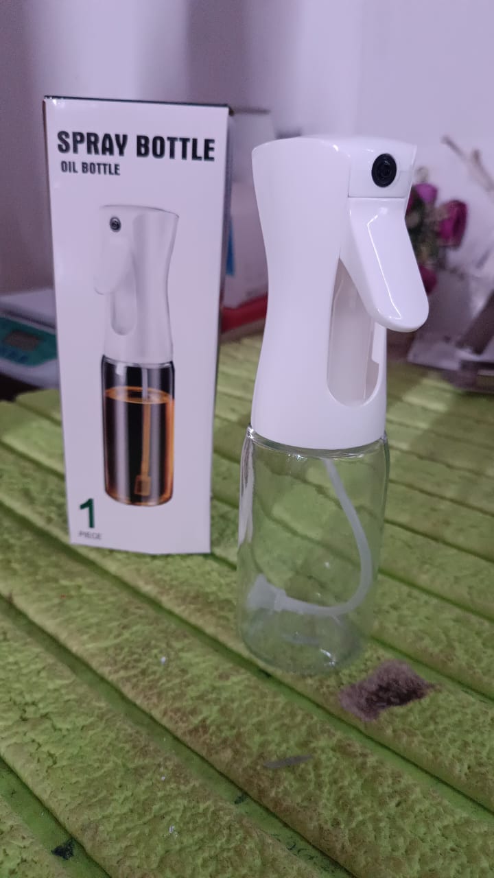 Glass Oil Dispenser Bottle Spray (1 Pc / 200 ml Approx) Your Brand