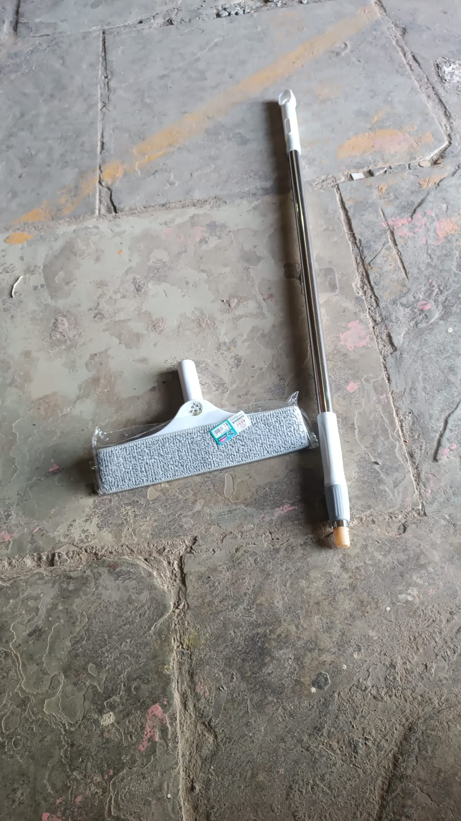 Dustpan, Kitchen Wiper, Window Cleaning Squeegee Tool & Broom Brush (4 Pcs Combo) Your Brand