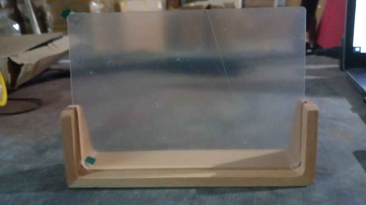 Wooden Picture Stand, Photo Frame Stand (1 Pc) Your Brand