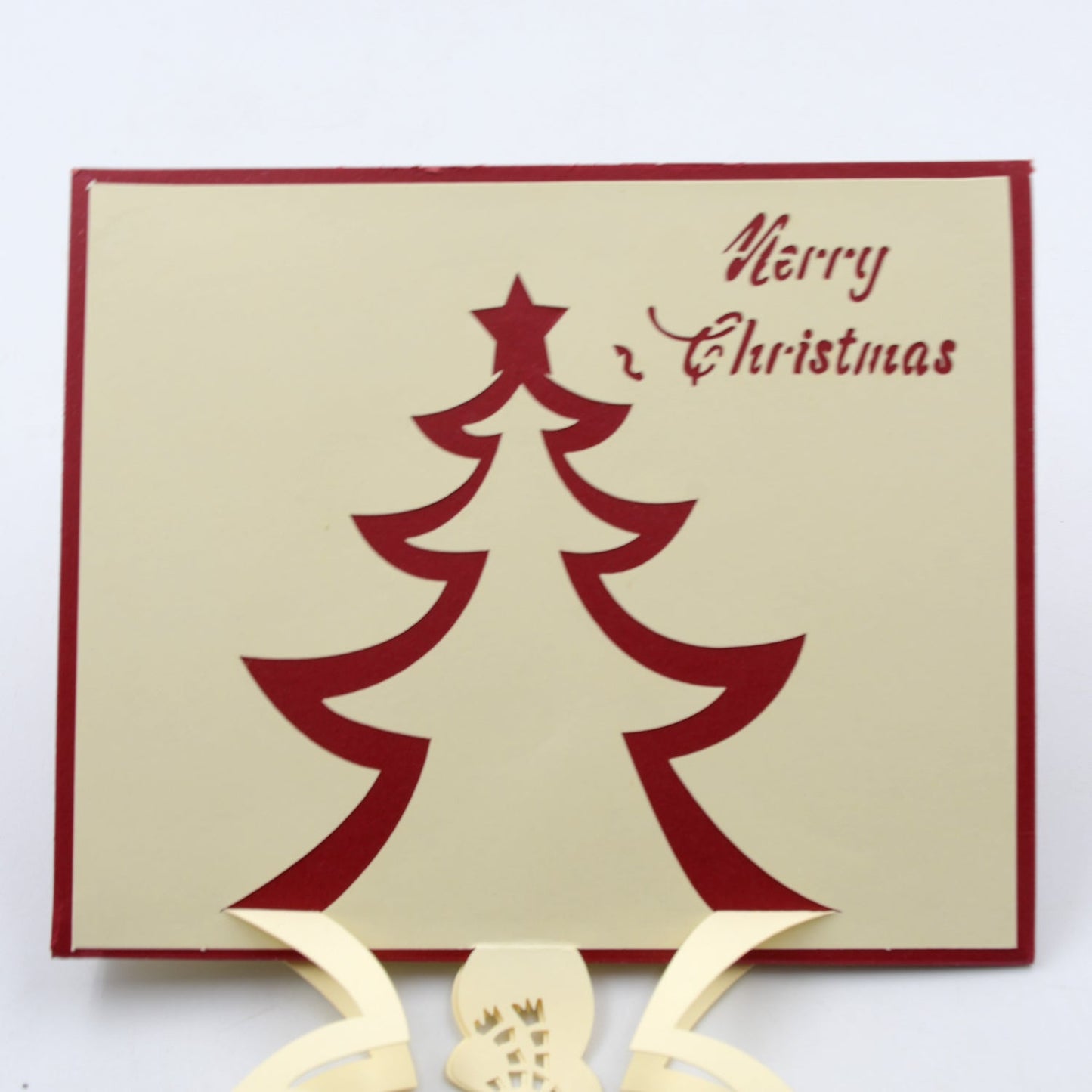 Unique 3D Pop-Up Wishing Card (Christmas): 1 Pc Your Brand